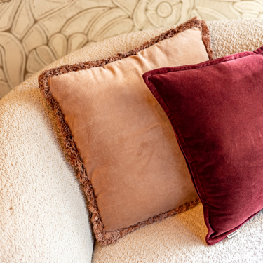 Kotabo Nine Decorative Cushion Set – Set of 2 Cushions – Pink & Mauve