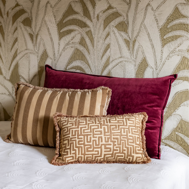 Kotabo Hanna Dekokissen-Set – 3er-Set – „Mauve & Beige“