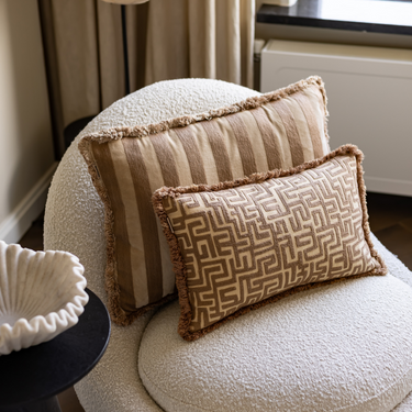 Kotabo decorative cushion set Noé – Set of 2 cushions – 'Beige'