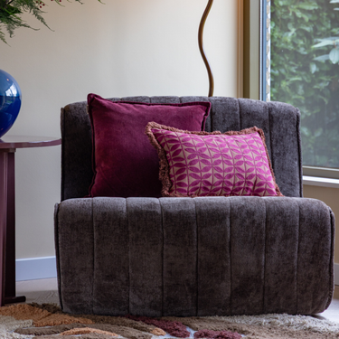 Kotabo Sierkussenset Bodée – Set van 2 kussens – Magical Mauve & Blushed berry