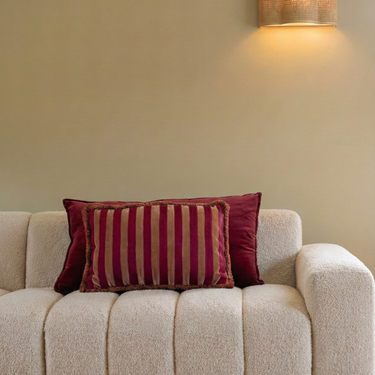 Kotabo sierkussenset Laurine – Set van 2 kussens – Magical Mauve & Blushed Berry