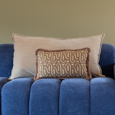 Kotabo Sierkussenset Nim – Set van 2 kussens – Butter Beige & Bold Beige