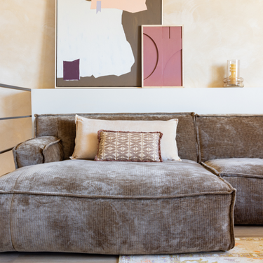 Set di cuscini decorativi Kotabo Romi – Set da 2 cuscini – Butter Beige & Bold Beige