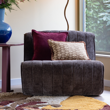 Kotabo Sierkussenset Sia – Set van 2 kussens – Magical Mauve & Bold beige