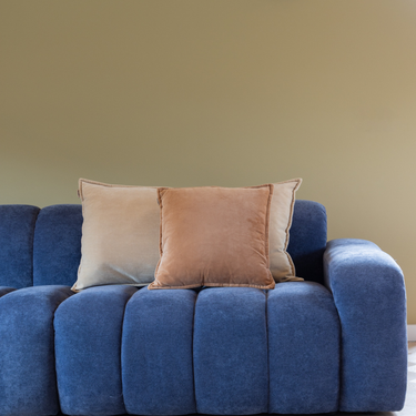 Kotabo Sierkussenset Tess – Set van 2 kussens – Butter Beige & Caramel Crunch