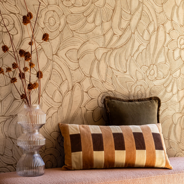 Kotabo Zierkissen-Set Eleanor – 2er-Set Kissen – Olive Oasis, Chocolate Chic, Caramel Crunch & Butter Beige