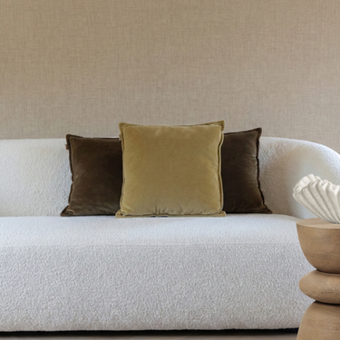 Kotabo sierkussenset Jules – Set van 2 kussens – Olive Oasis & Perfect Pistache