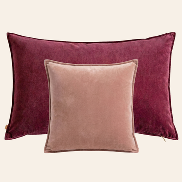 Kotabo sierkussenset Harriet – Set van 2 kussens – Magical Mauve & Pretty in Pink