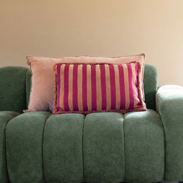 Kotabo sierkussenset Viva – Set van 2 kussens – Pretty in Pink & Blushed Berry