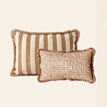 Kotabo decorative cushion set Noé – Set of 2 cushions – Bold beige