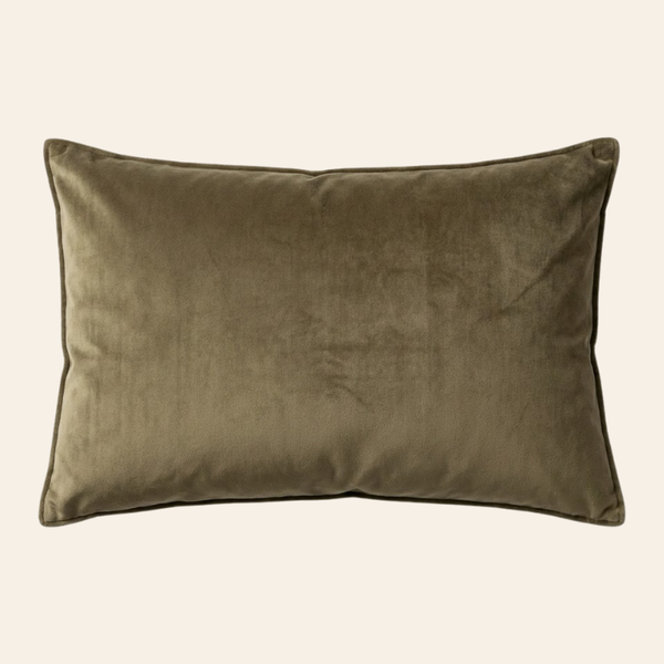 Kotabo XL sierkussen effen groen – 50 x 90 cm – Olive Oasis